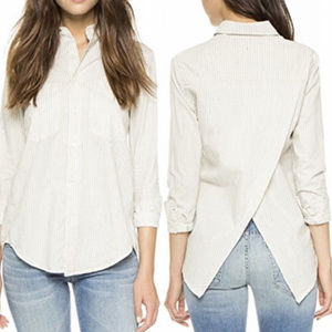 MOTHER the breezy foxy button front shirt